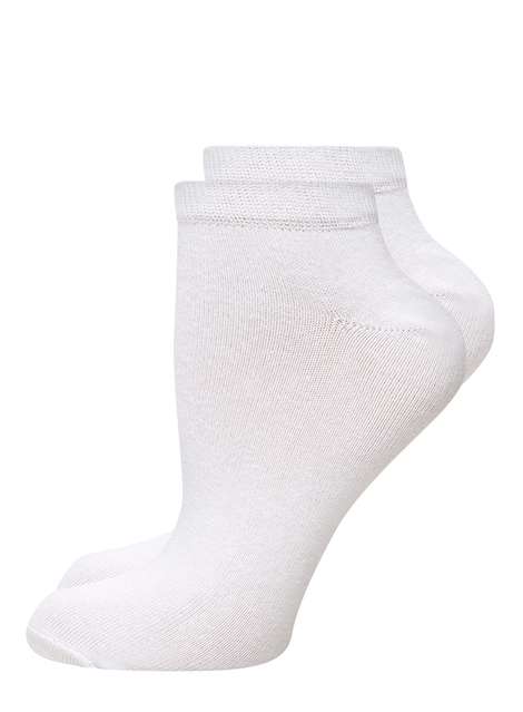 White Basic Trainer Socks